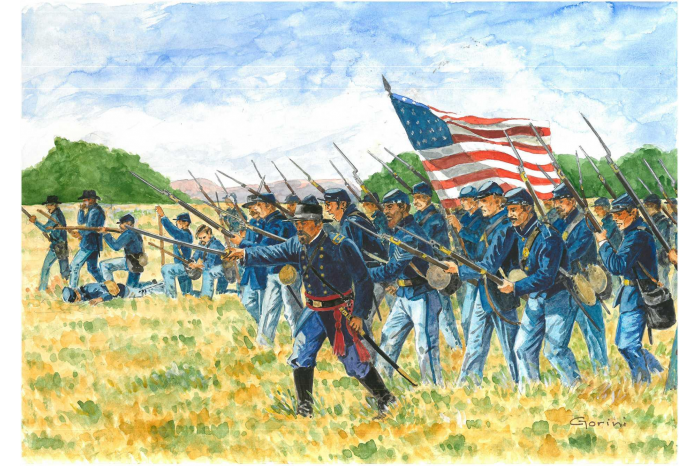 Model Kit figurky 6177 - UNION INFANTRY (AMERICAN CIVIL WAR) (1:72)