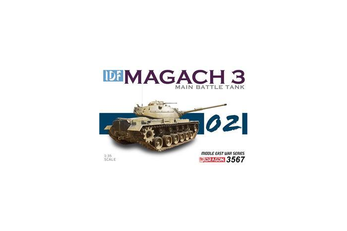 Model Kit tank 3567 - IDF Magach 3 (1:35)