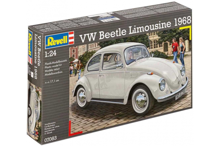 Plastic ModelKit auto 07083 - VW Käfer 1500 (Limousine)