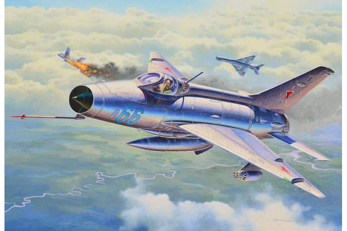 ModelSet letadlo 63967 - MiG-21 F-13 Fishbed C (1:72)