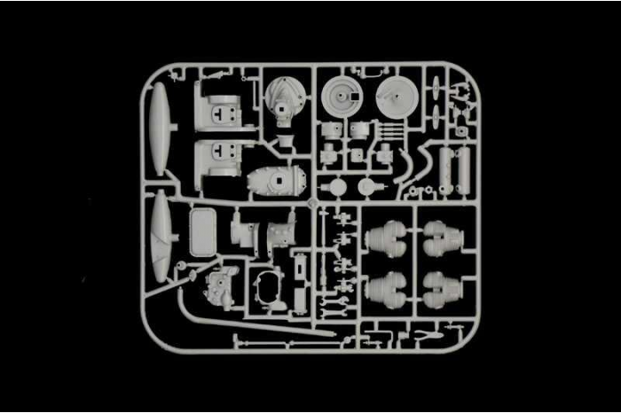 Model Kit military 7403 - German Military Motorcycle with Sidecar (1:9)