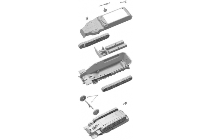 Fast Assembly military 7516 - Sd.Kfz.251/1 Ausf.C (1:72)