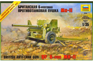 British Anti-Tank Gun QF 6-PDR MK-II (1:35) - 3518