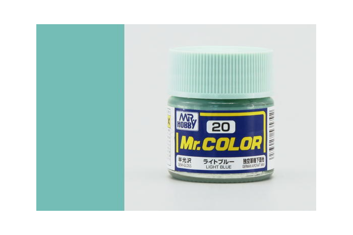 Mr. Color - C020: Světle modrá pololesklá