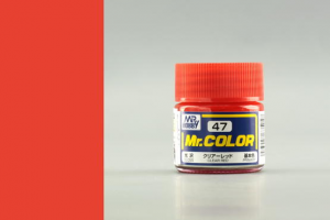 Mr. Color - C047: Transparentní červená