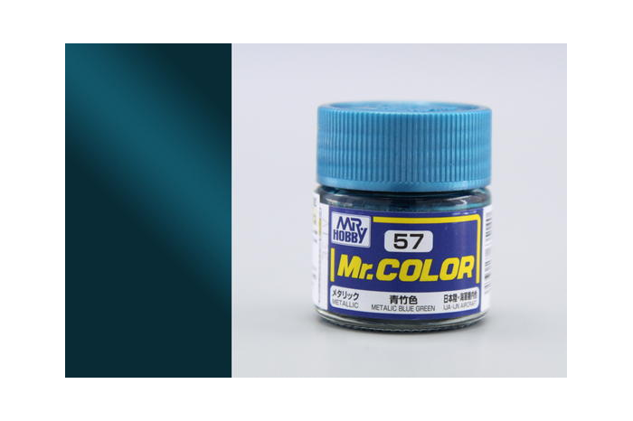 Mr. Color - C057: Kovově modrozelená metalická