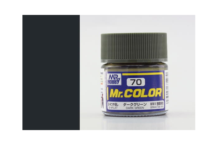 Mr. Color - C070: Tmavě zelená matná