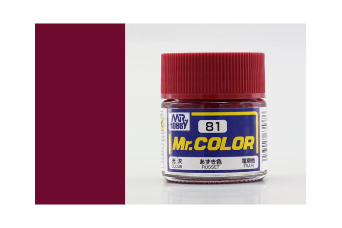Mr. Color - C081: Červenohnědá lesklá