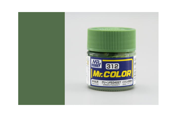 Mr. Color - C312: FS34227 zelená pololesklá