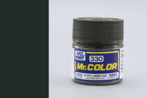 Mr. Color - C330: Tmavě zelená BS381C/641 pololesklá