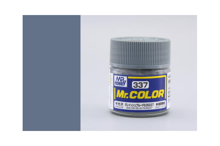 Mr. Color - C337: FS35237 šedavá modrá pololesklá