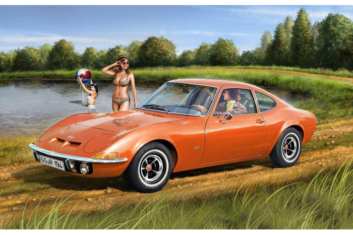 Plastic ModelKit auto 07680 - Opel GT (1:32)