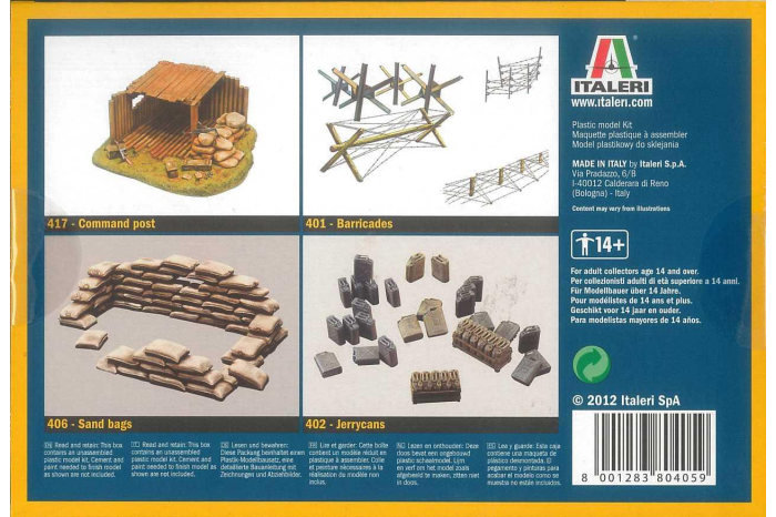 Model Kit budova 0405 - BRICK WALLS (1:35)