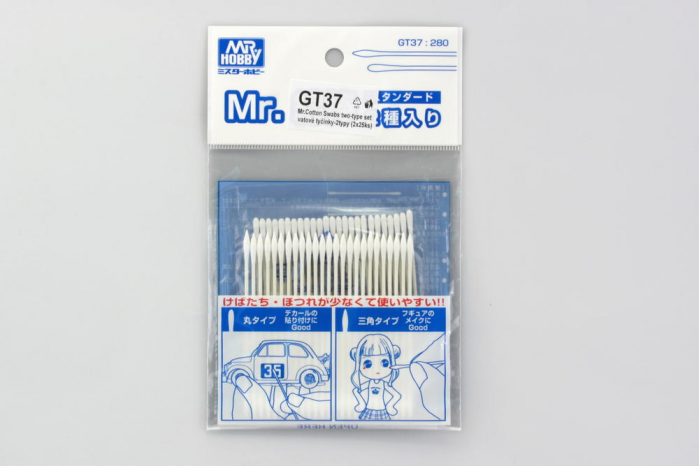 Mr. Cotton Swabs - vatové tyčinky, 2 typy, 2x25ks