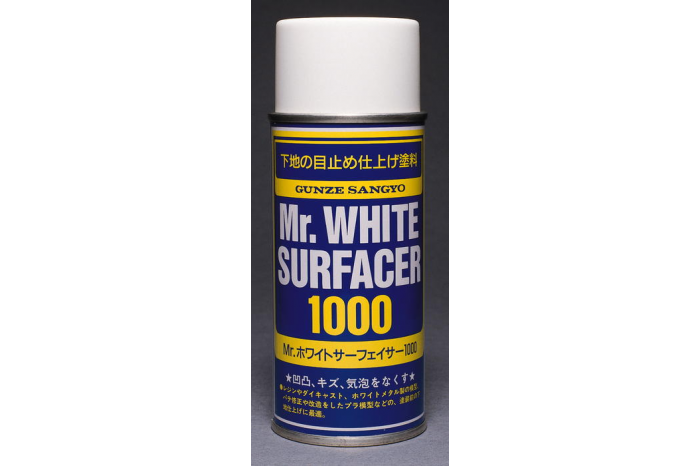 Mr. White Surfacer 1000 - stříkací tmel bílý 170 ml - B511