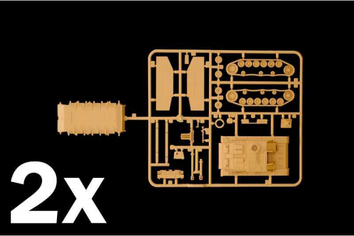 Fast Assembly tanky 7522 - STURMGESCHUTZ III (1:72)