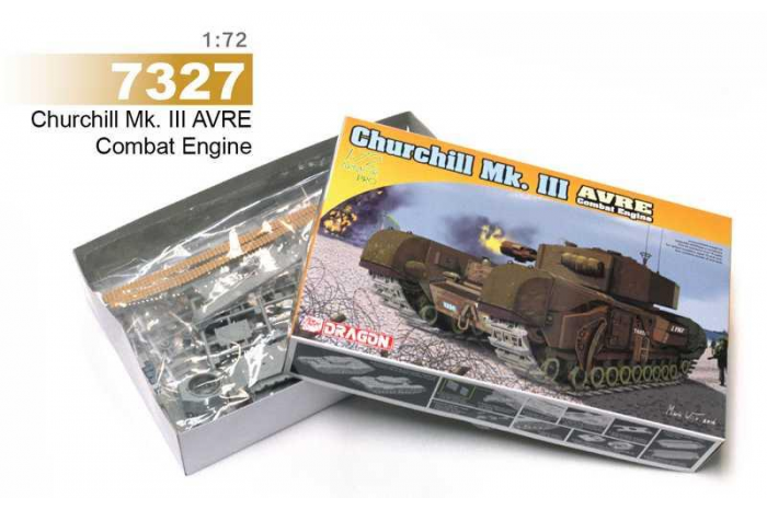 Model Kit tank 7327 - Churchill Mk.III AVRE (1:72)
