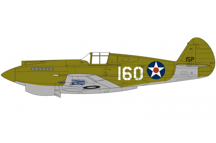 Classic Kit letadlo A05130 - CURTISS P40B WARHAWK (1:48)