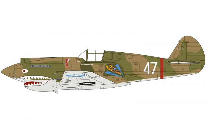 Classic Kit letadlo A05130 - CURTISS P40B WARHAWK (1:48)