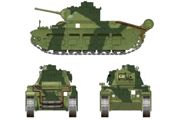 Model Kit diorama 6118 - WWII BATTLESET - Battle of Arras 1940 - Rommel's Offensive (1:72)