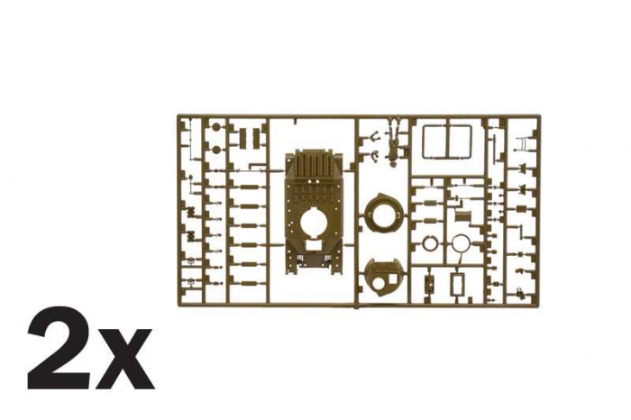 Model Kit diorama 6118 - WWII BATTLESET - Battle of Arras 1940 - Rommel's Offensive (1:72)