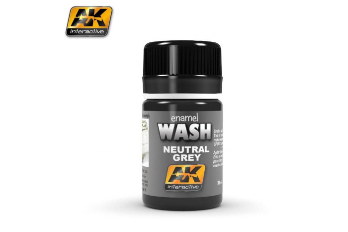 Neutral Grey for White/Black Wash - AK677