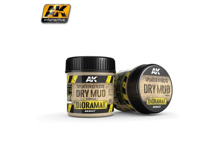 Splatter Effects Dry Mud 100ml - AK8027