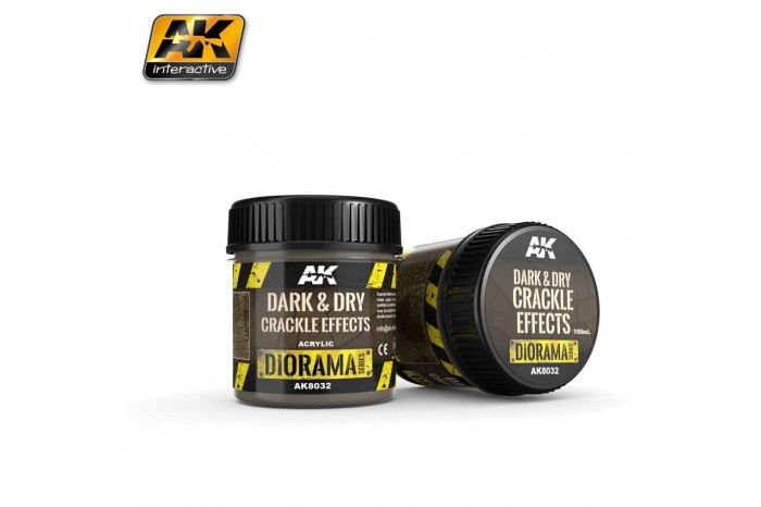 Dark &  Light Crackle Effects 100ml - AK8032