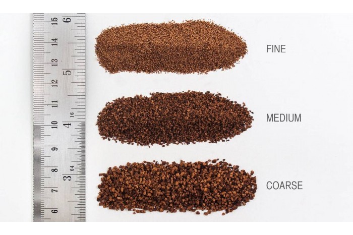 Jemný hnědý štěrk (Brown Fine Ballast Shaker) - B1372