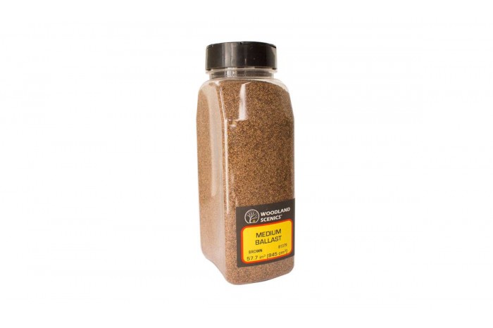 Jemný hnědý štěrk (Brown Fine Ballast Shaker) - B1372