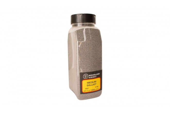 Jemný světlešedý štěrk (Light Gray Fine Ballast Shaker) - B1374