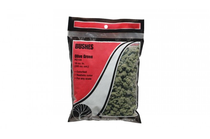 Olivově zelené keře (Bushes Olive Green Bag) - FC144