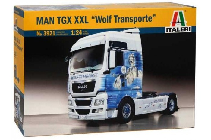 Model Kit truck 3921 - MAN TGX XXL “WOLF TRANSPORTE” (1:24)