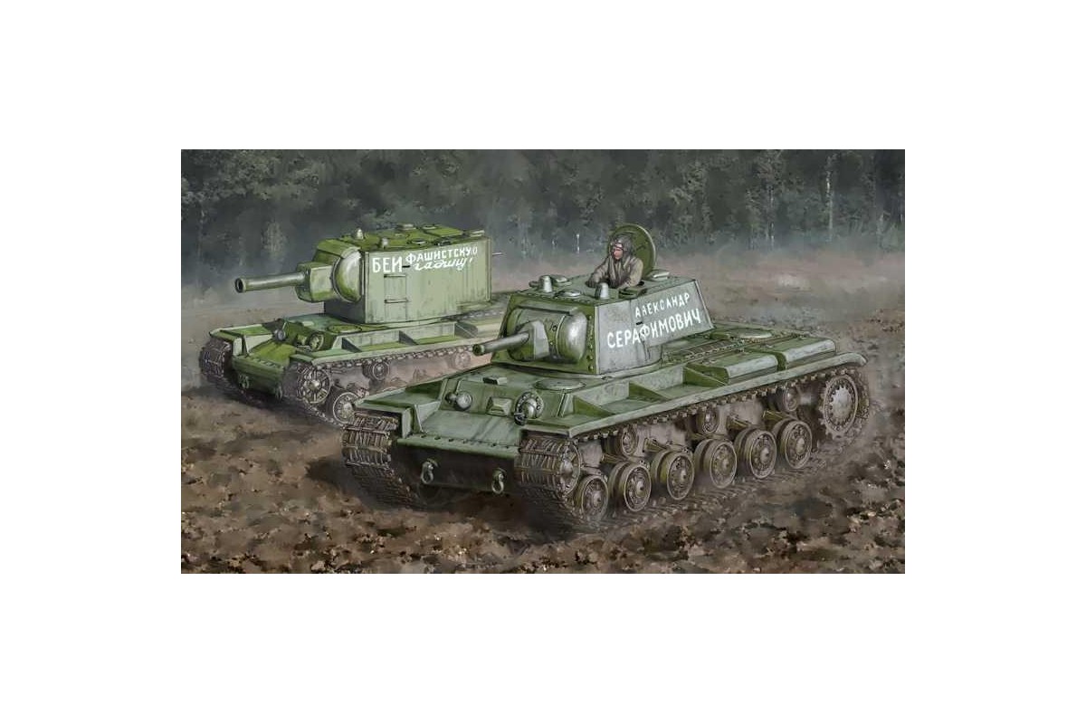 Tank Driver Included ITALERI 15763 Kv1/Kv2 1:56 Tank Model Kit 