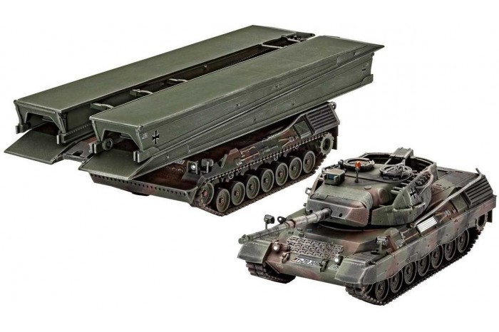 Plastic ModelKit tanky 03307 - Leopard 1A5 &  Bridgelayer "Biber" (1:72)
