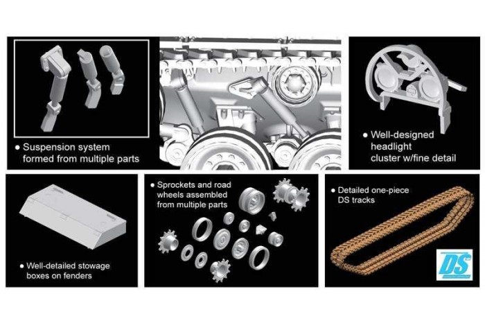 Model Kit tank 3560 - T54E1 (SMART KIT) (1:35)