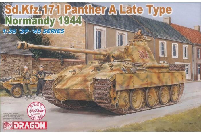 Model Kit tank 6168 - Sd.Kfz. 171 PANTHER A LATE TYPE, NORMANDY 1944 (1:35)