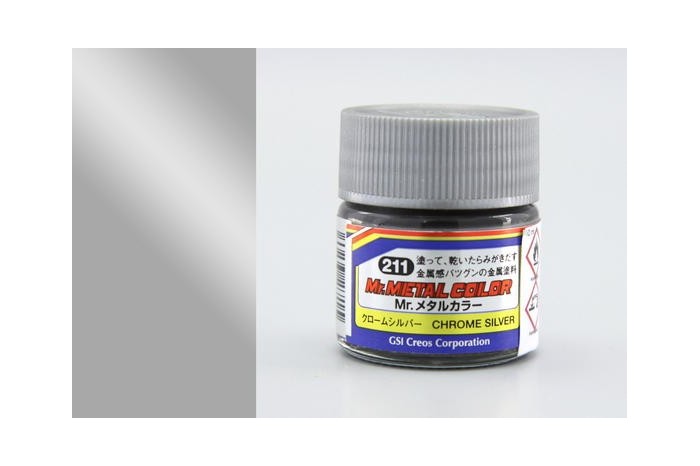 Mr. Metal Color - MC211: chromově stříbrná