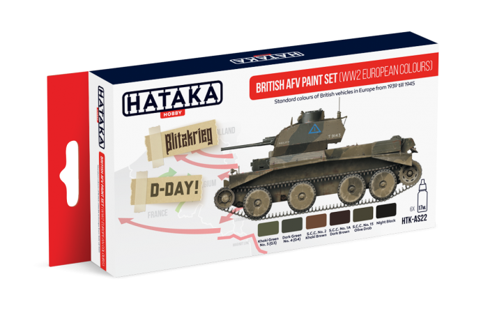 Britská technika v evropských barvách 2. sv. války (British AFV WW2 European colours) - AS22