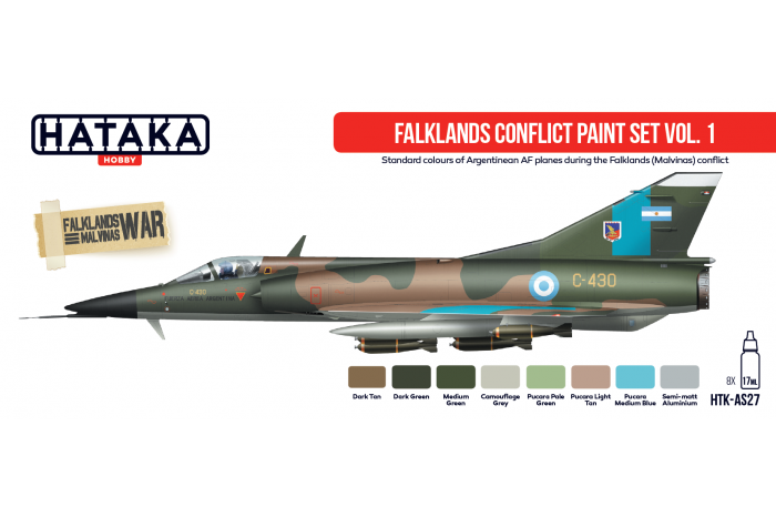 Falklandský konflikt 1  (Falklands Conflict paint set vol. 1) - AS27