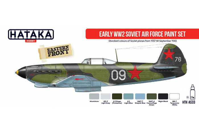 Sovětské letectvo brzké období 2. sv. války (Early WW2 Soviet Air Force) - AS33