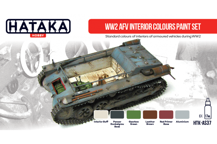 Interiéry vojenské techniky 2. sv války (WW2 AFV Interior Colours) - AS37