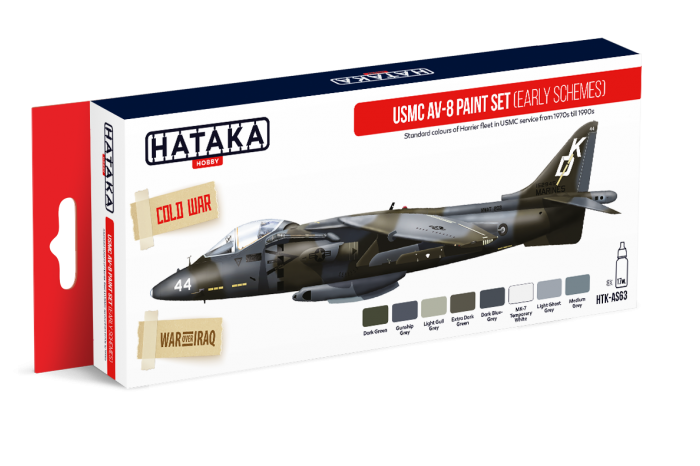 USMC Harrier AV-8 původní kamufláž (USMC AV-8 early schemes) - AS63