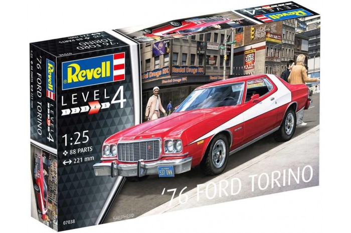 Plastic ModelKit auto 07038 - '76 Ford Torino (1:25)
