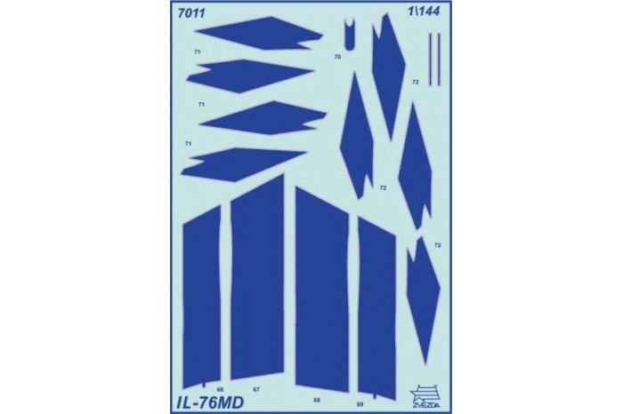 Model Kit letadlo 7011 - Russian strategic airlifter IL-76MD (1:144)