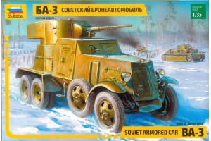 Model Kit military 3546 - BA-3 Armored Car (re-release) (1:35)