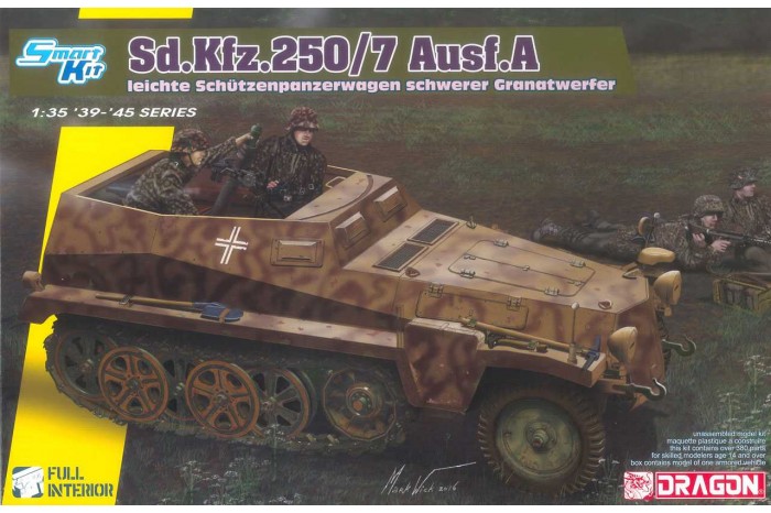 Sd.Kfz.250/7 Alte Ieichte Schutzenpanzerwagwn schwerer Granatwerfer (1:35) - 6858
