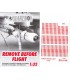 Stencils - Remove before flight (1:32) - S32009