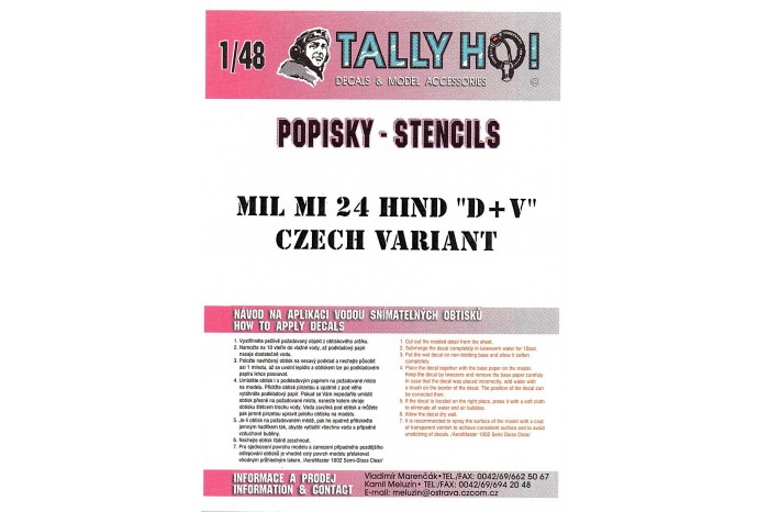 Stencils - Mi-24 (1:48) - S48010