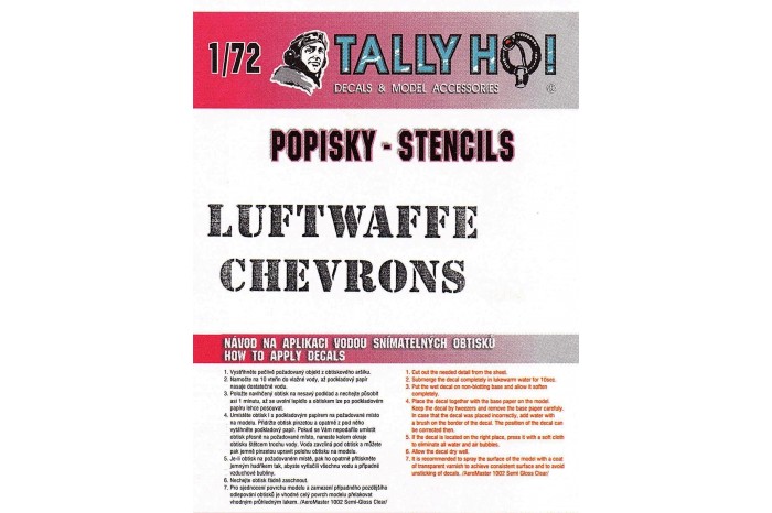 Stencils - Luftwaffe Chevrons (1:72) - S72014